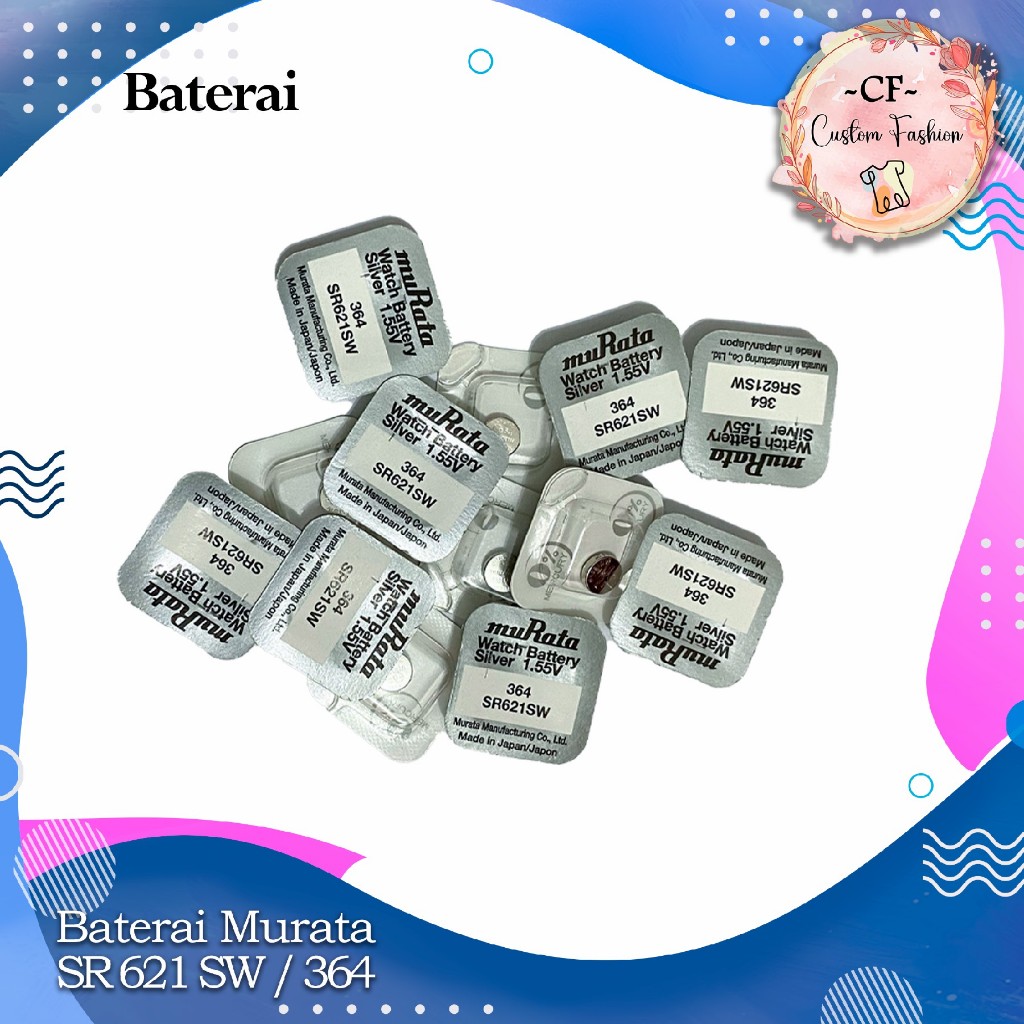 Baterai Batre Battery MURATA 364 SR621SW Original Jam Tangan SR621SW SR 621 621SW