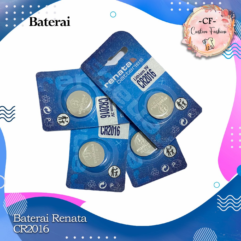 Baterai RENATA CR2016 CR 2016 Battery RENATA CR2016 CR 2016 Batre RENATA CR2016 CR 2016