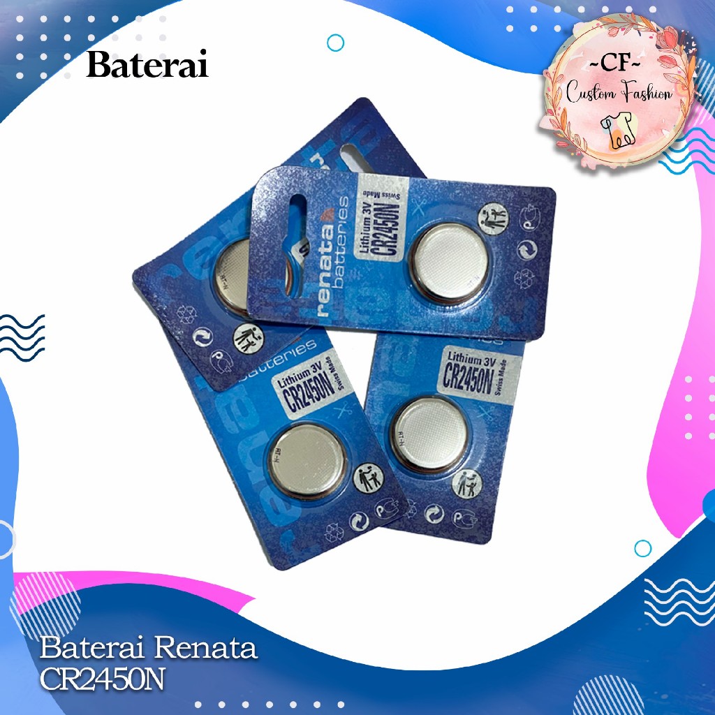 Baterai RENATA CR2450 2450N CR 2450 Battery RENATA CR2450 2450N CR 2450 Batre RENATA CR2450 CR 2450