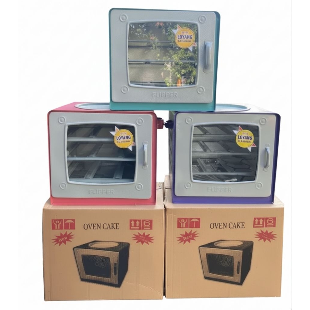 OVEN CAKE WARNA MERK FLIPPER OVEN TANGKRING SERBAGUNA MULTIFUNGSI KAPASITAS BESAR  OVEN KOMPOR