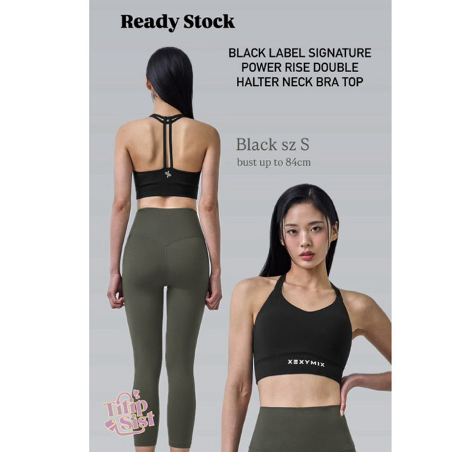 XEXYMIX - POWER RISE HALTER NECK SPORT BRA