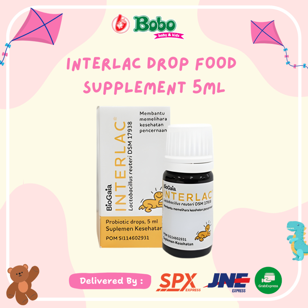 Interlac Drop Food Supplement 5ml - Suplemen Makanan Bayi
