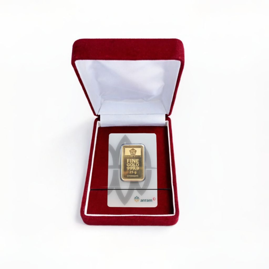 Twentytwo Jewellry - Kotak Perhiasan/Kotak Emas Logam Mulia LM UBS Maroon