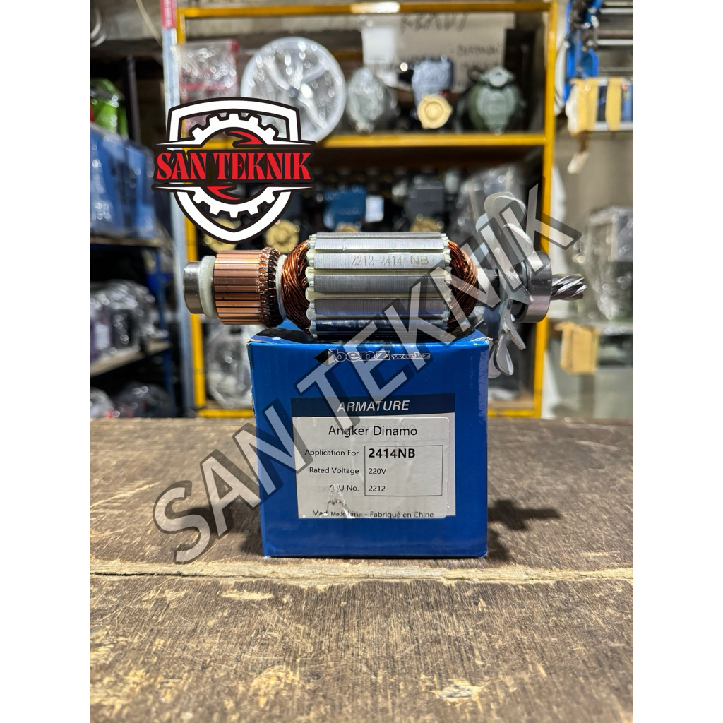 ARMATURE 2414 NB MAKITA ANGKER MESIN CUTOFF MAKITA 2414NB BENZ