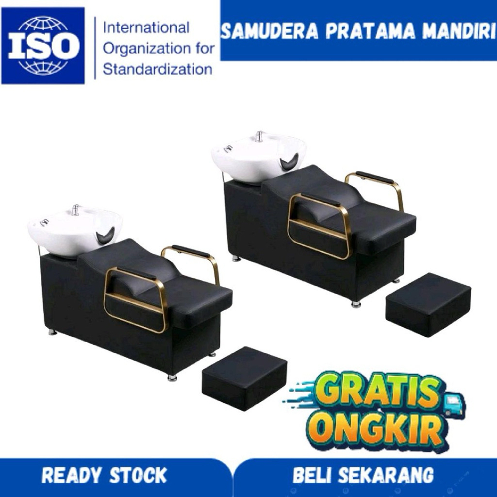 washback salon| kursi cuci rambut| kursi creambath - Black