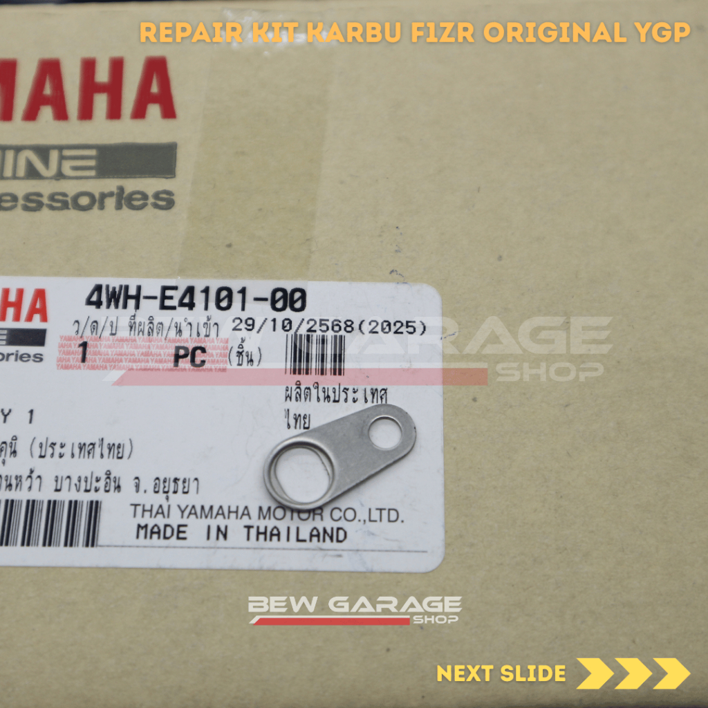 KLEM SELANG HAWA KARBU KARBURATOR F1ZR FIZR RX KING ORIGINAL YGP