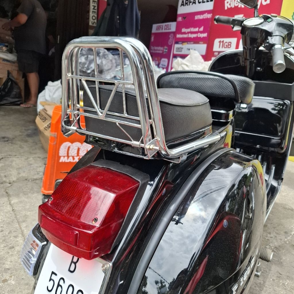 Backrack minimalis backrack behel jok vespa super sprint px ps