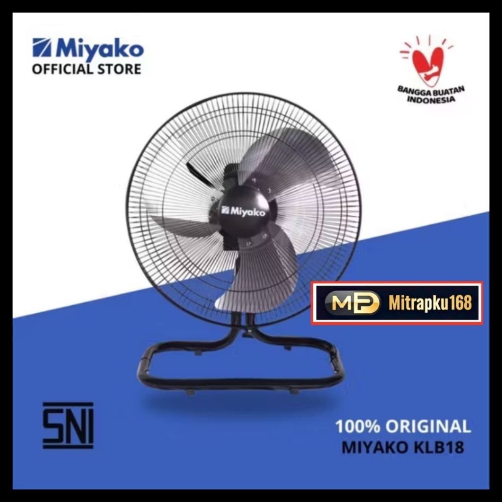 Kipas Angin Miyako KLB-18 / Kipas Angin Duduk Miyako / Desk fan Miyako 18 Inch