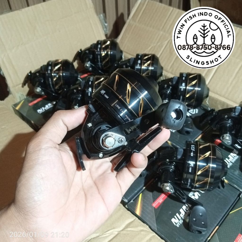 GULUNGAN KETAPEL rell ketapel ikan SATU SET rel spincast rell pancing WP30