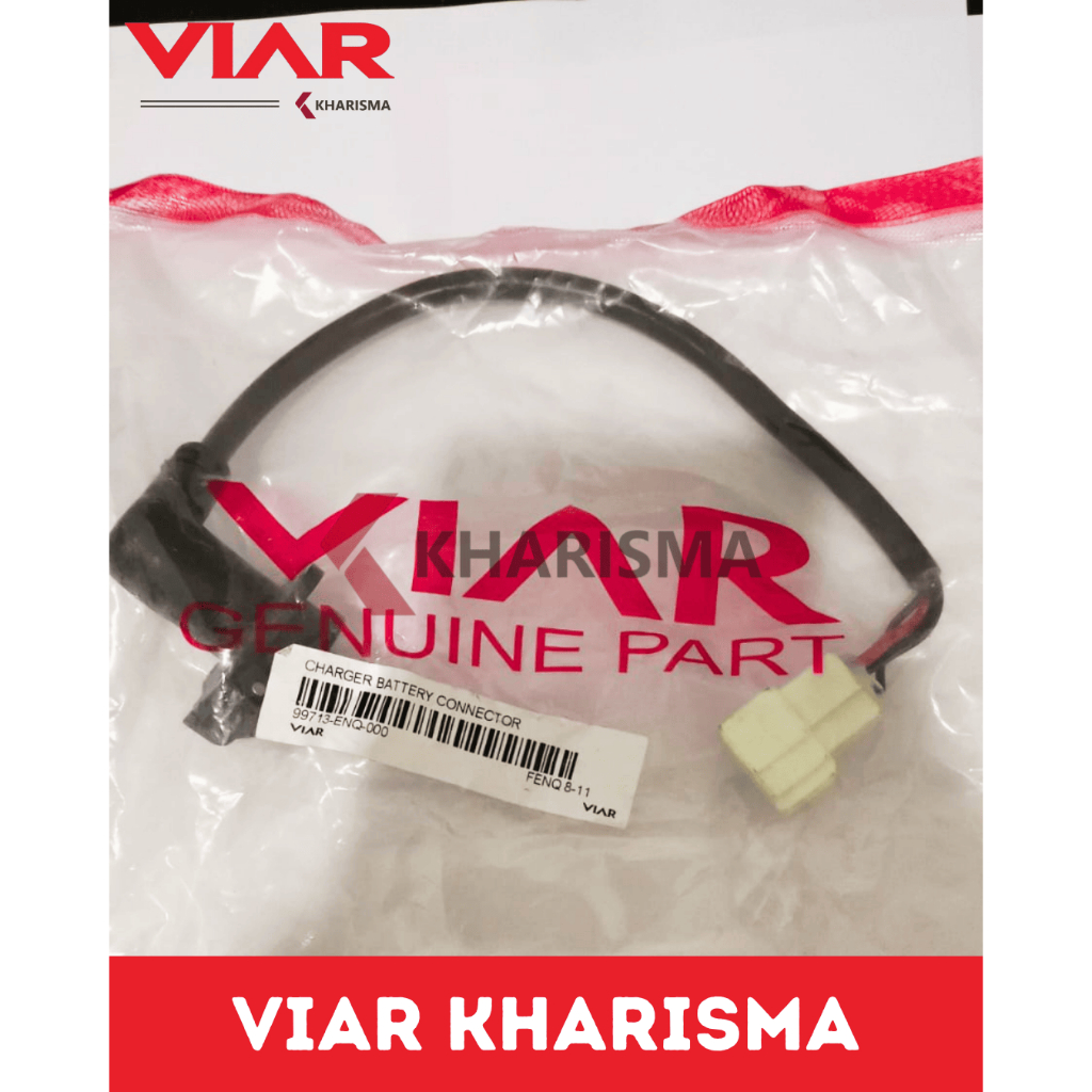 CHARGER BATTERY CONNECTOR SEPEDA MOTOR LISTRIK VIAR NEW Q1 - Kode Part 99713-ENQ-000