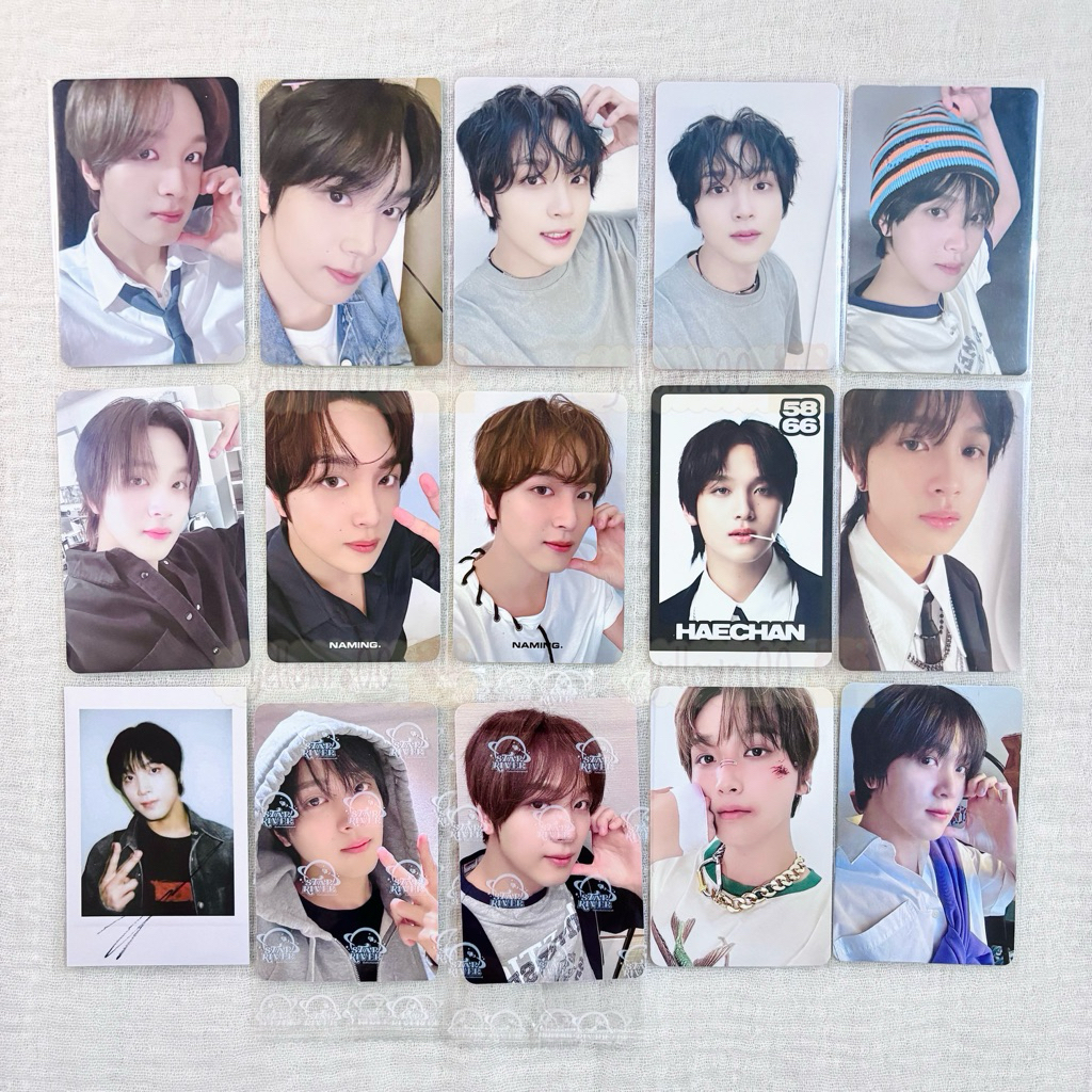 |Ready Stock| PC Photocard nct dream 127 haechan kupluk hoodie bear kriwil denim heartcheck korek pi