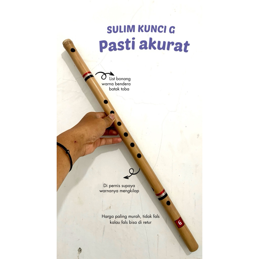 SERULING BATAK KUNCI G