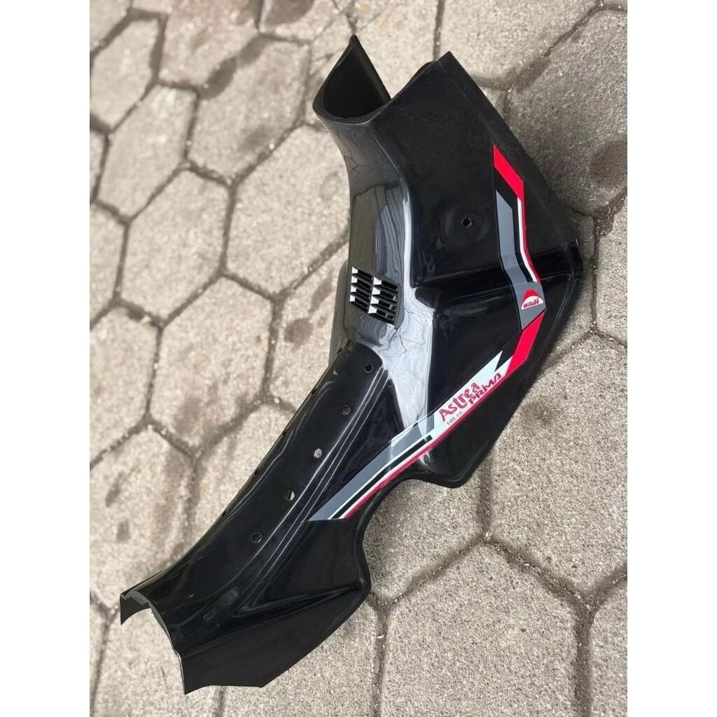 Promo - Legshield Sayap Tengah Honda Astrea PRIMA - Dek Legsil Leghsil Hitam Prima