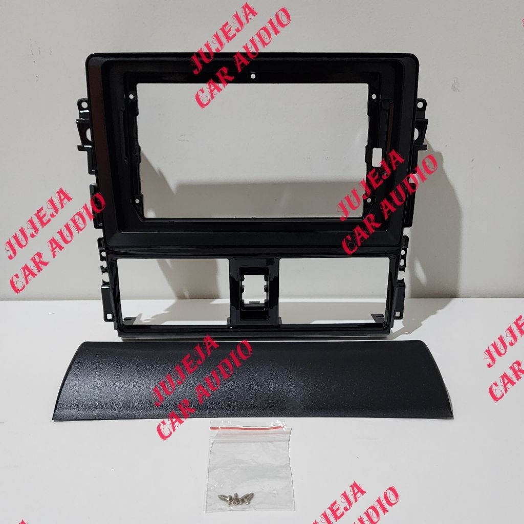 Frame head unit tv mobil android 9 inch mobil toyota vios 2013-2018