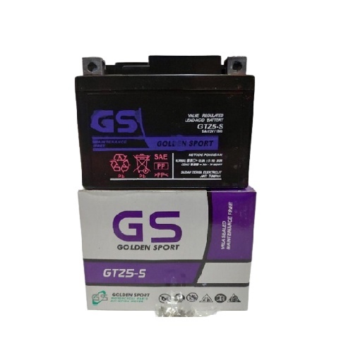 Aki Kering Motor Honda Beat,Supra x 125,Vixion,Mio Soul,Fino,Spacy Aki kering GS MF GTZ5S 5 ampere