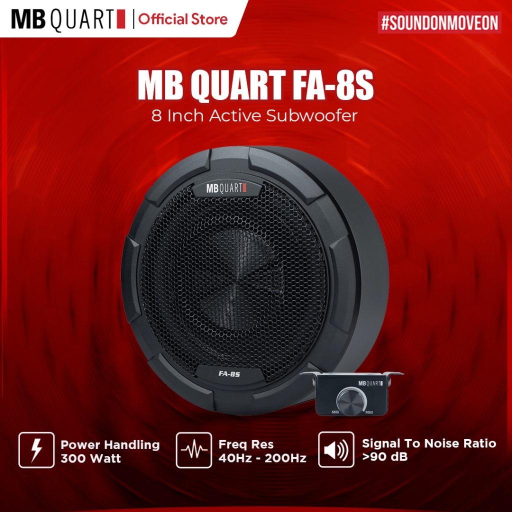 MB Quart FA-8S 8 Inch Active Subwoofer
