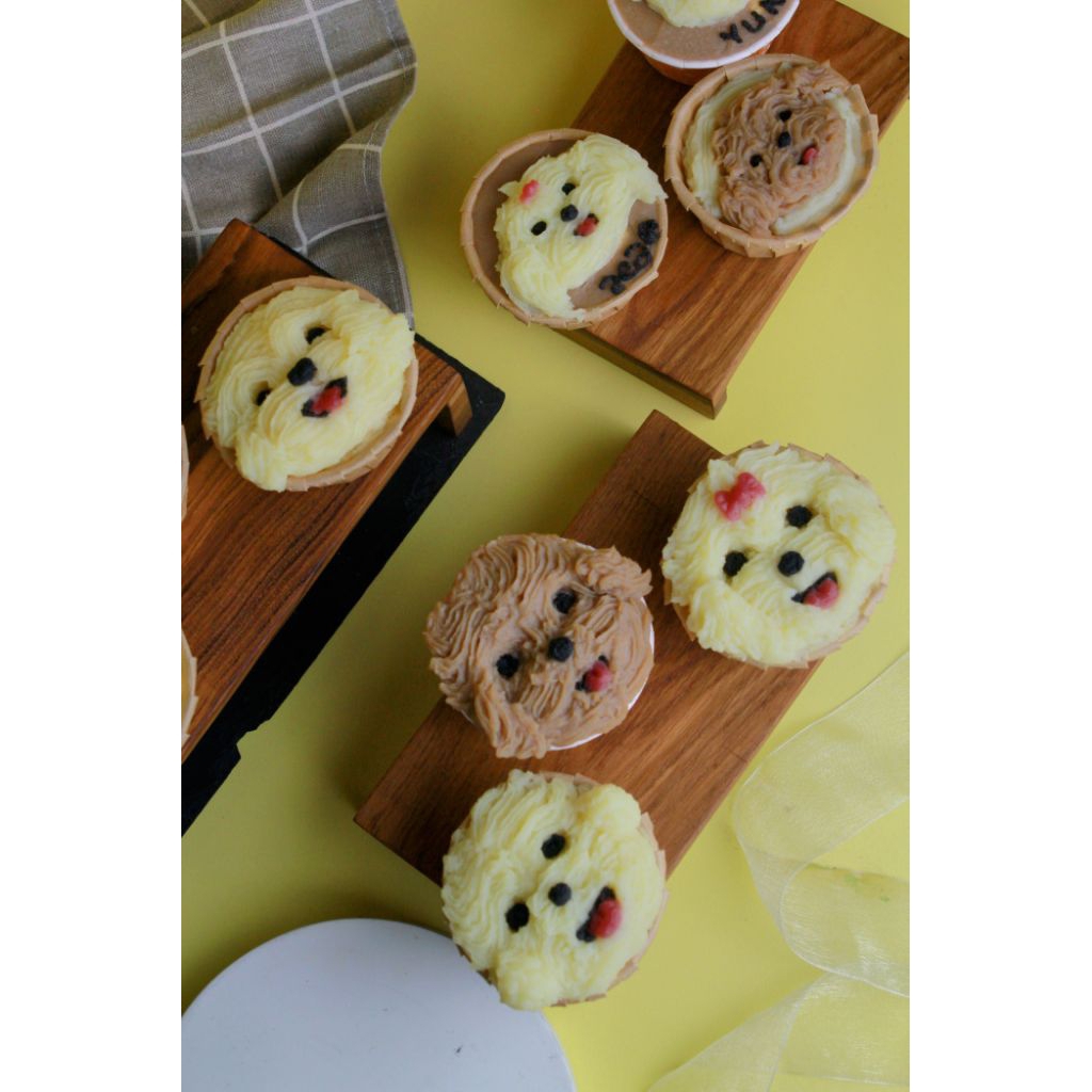 Cupcake ulang tahun anjing