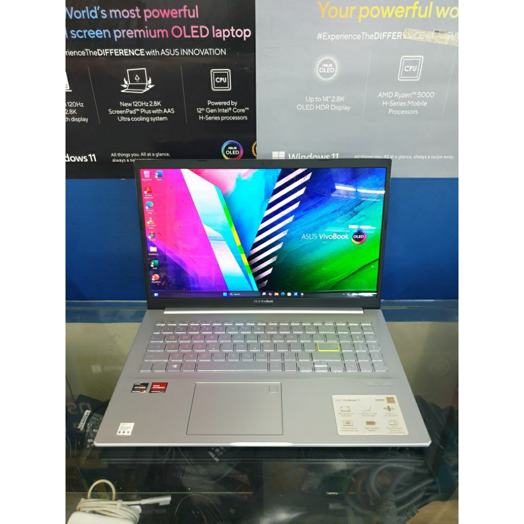 Asus VivoBook M513UA OLED Ryzen 5-5500U Ram-8GB SSD-512GB 15inchi OLED