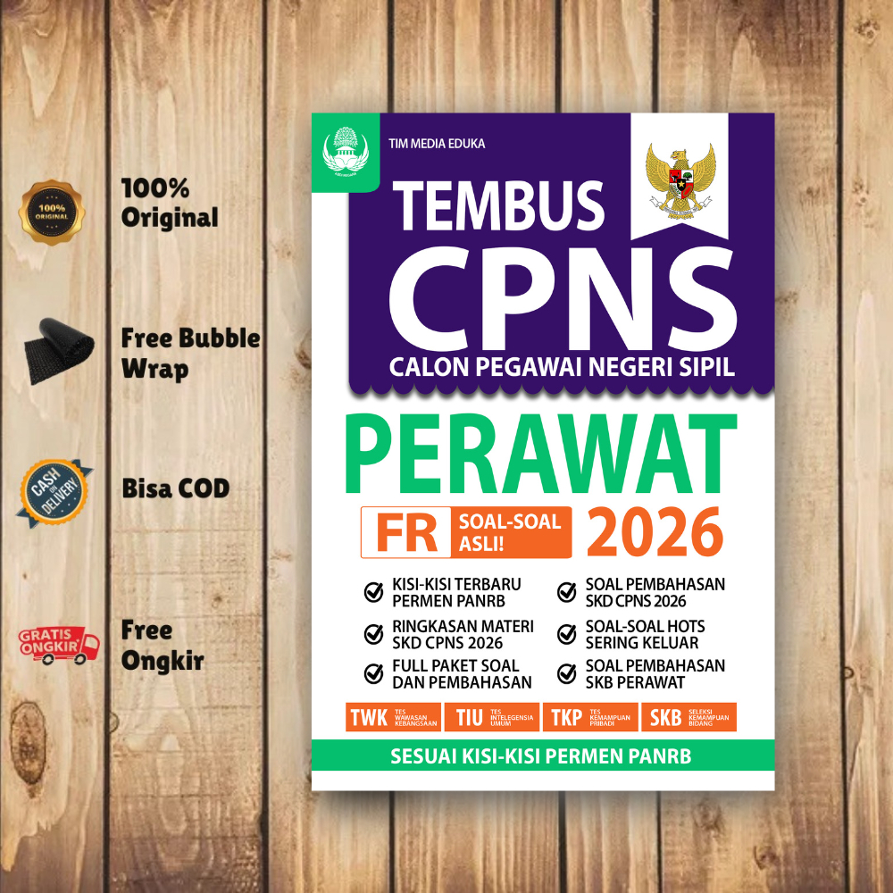 Media Eduka - Buku Tembus Tes CPNS Perawat 2026