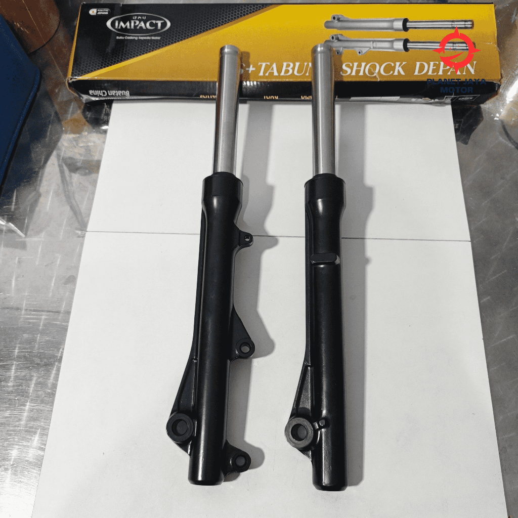 As Shock Depan +  Tabung / Shock Breaker Depan Set - Honda Beat eSP Drat (Hitam) Beat Fi / Scoopy Fi