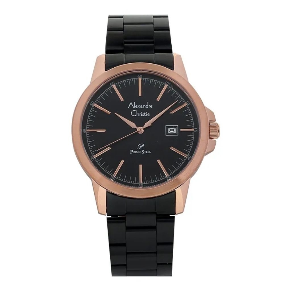 Jam Tangan Pria Alexandre Christie 1008MD Stainless Steel Original