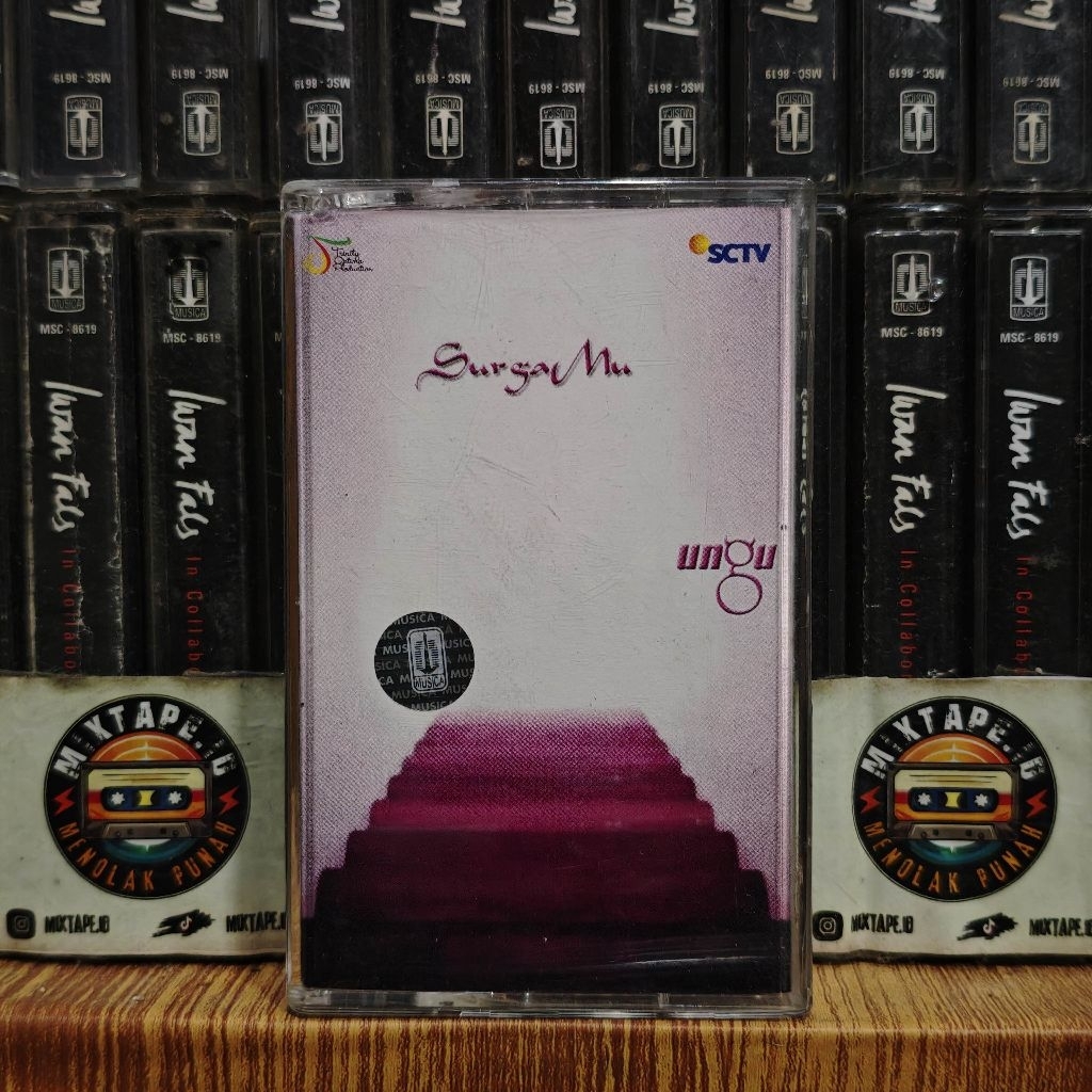 Kaset - Ungu - Surga Mu - Radio Tape - Kaset Pita - Radio - Pemutar Kaset - Retro - Classic - Casset