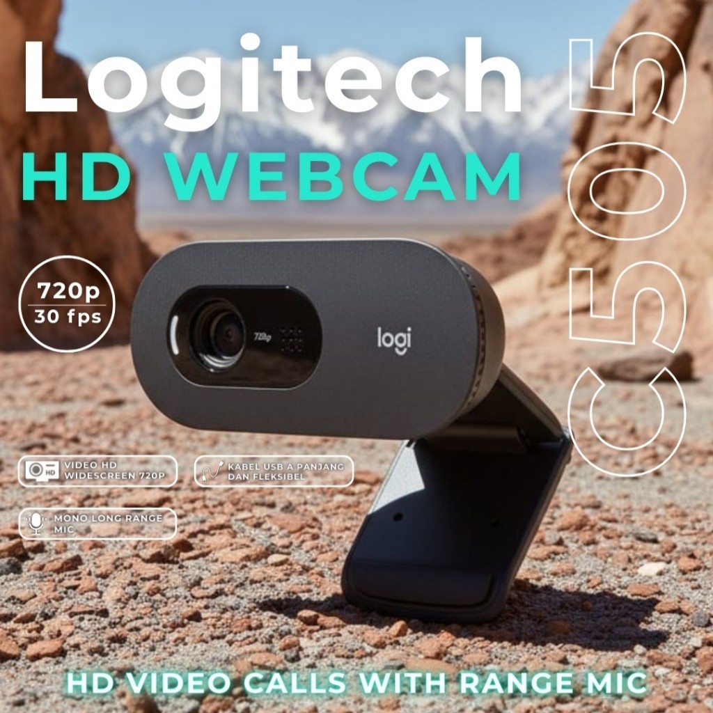 Logitech - C505 - Webcam External