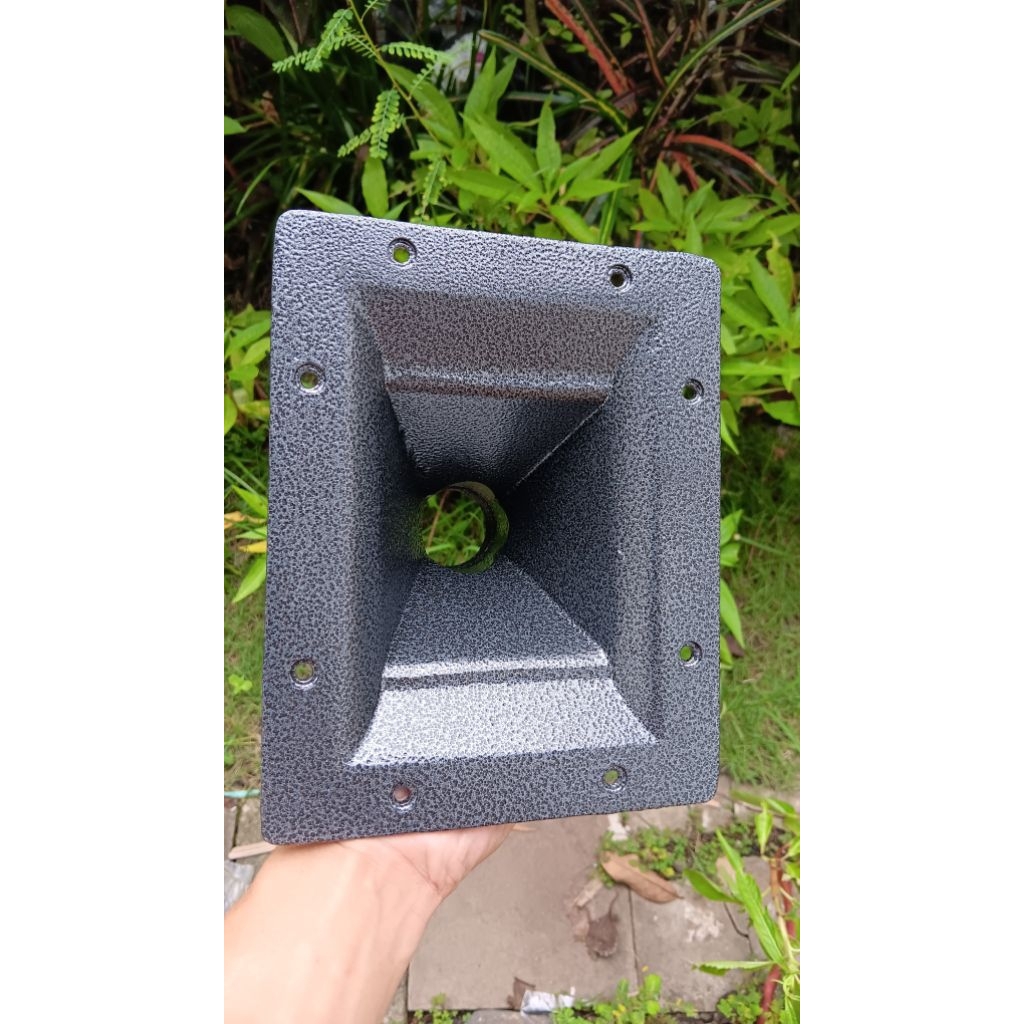 Horn Corong Tweeter Kuping 15×19 Alumunium Cor Standar Drat Driver Antikan