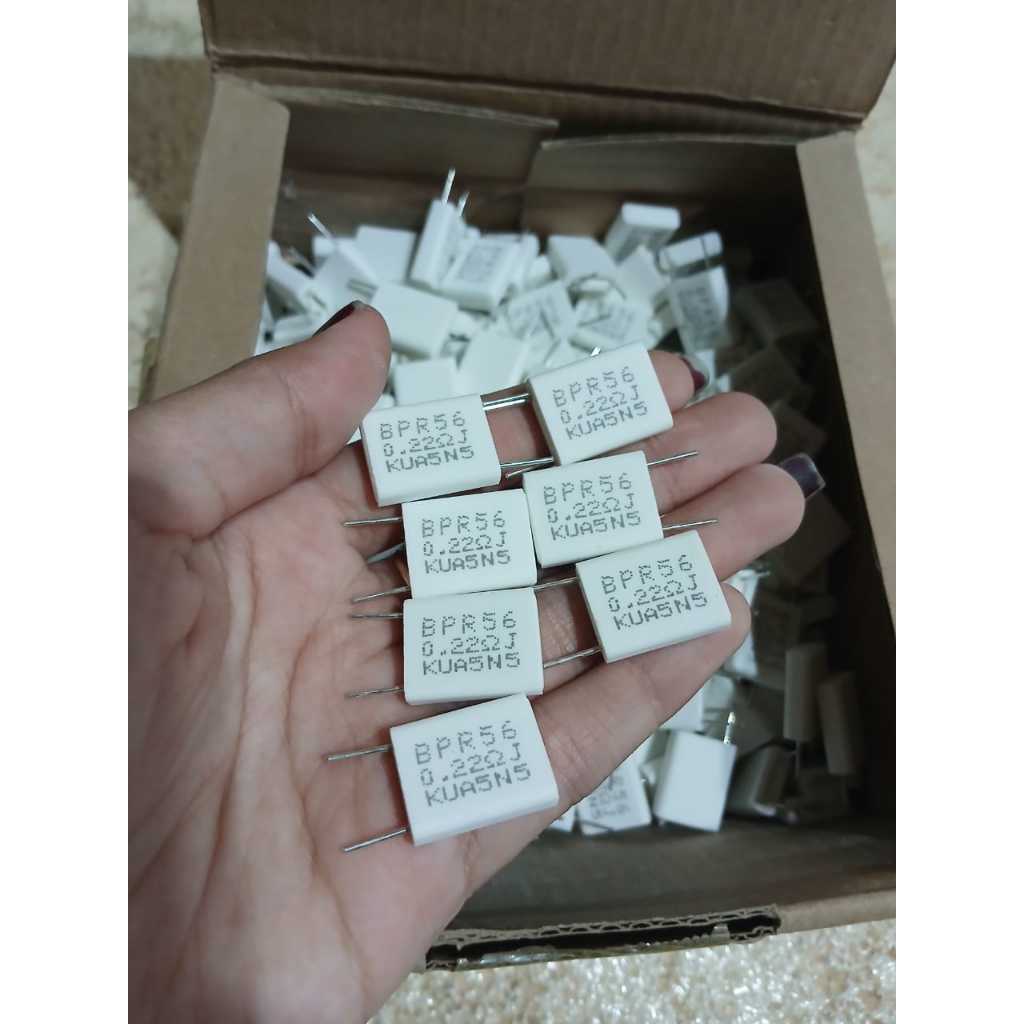 resistor noble 5 watt resistor kapur berdiri 0.22, 0.33, 0.47