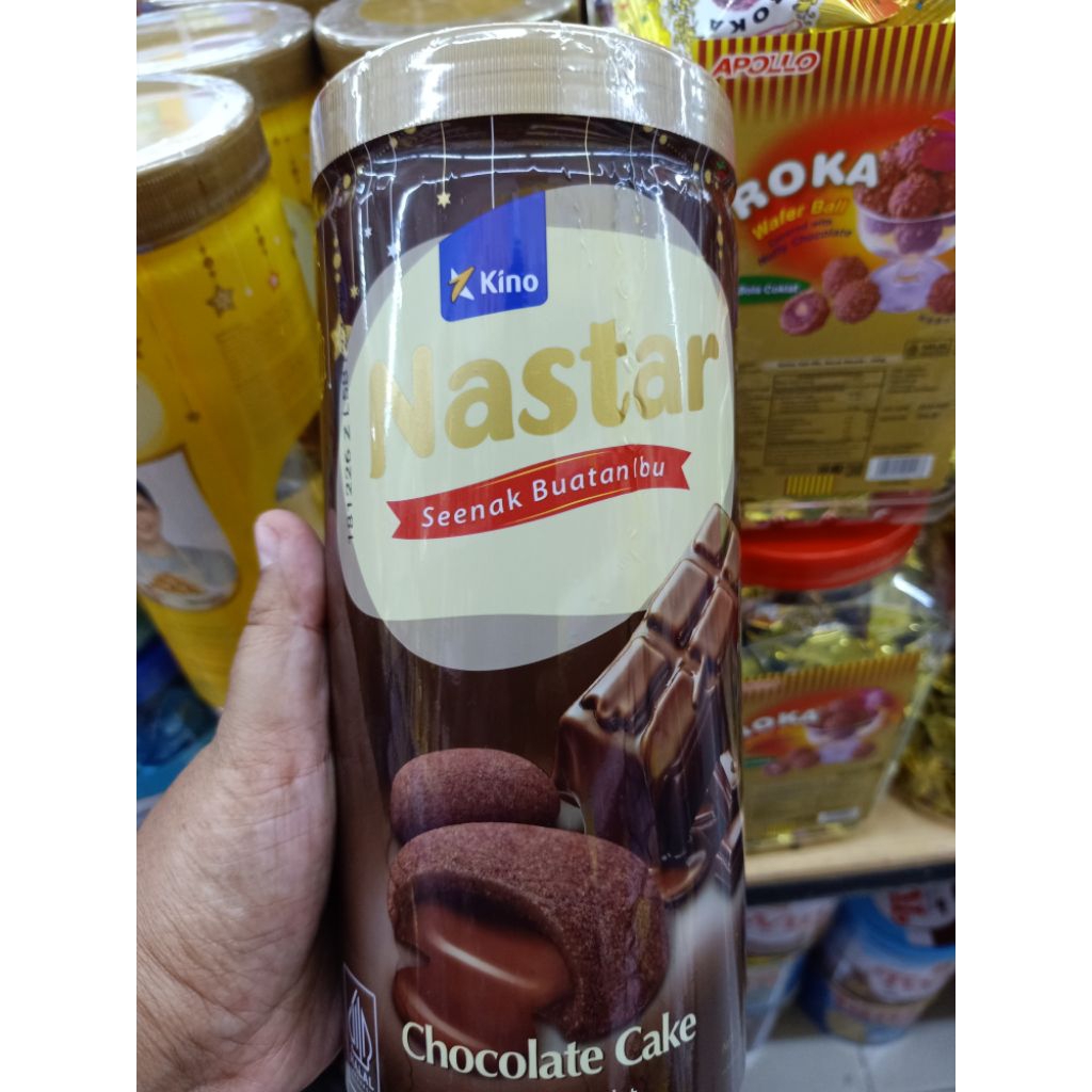 snackit festive kino nastar coklat toples 140g