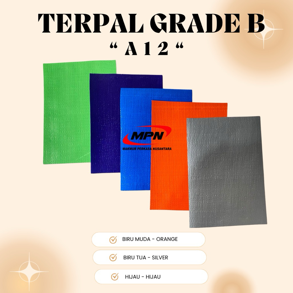 Terpal plastik ukuran 2x100 Meter Grade B korean - Terpal murah kualitas bagus - terpal plastik MPN