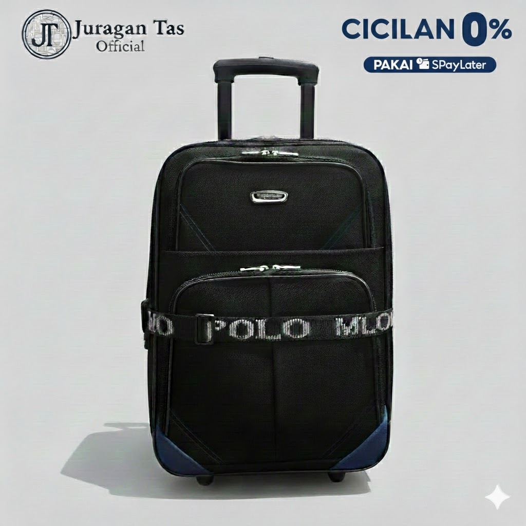 [JURAGAN TAS] Koper 24 Inch Koper Murah KL24 Bahan Nilon Tebal Import Ekspanding POLO Original