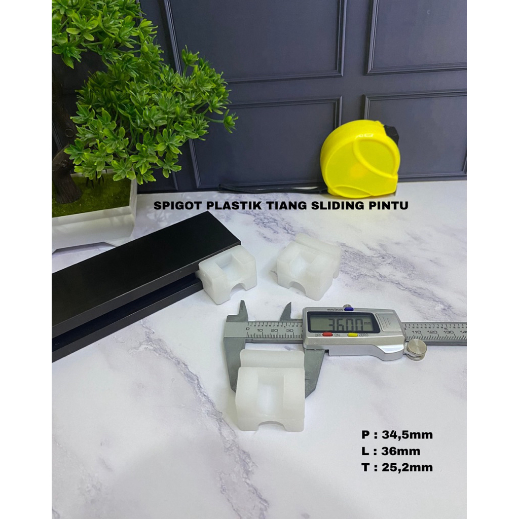 SPIGOT PLASTIK 9055 PINTU / HOLLOW ALUMUNIUM TIANG SLIDING