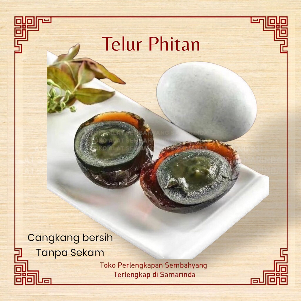Telur Pitan / Phitan / Century Egg