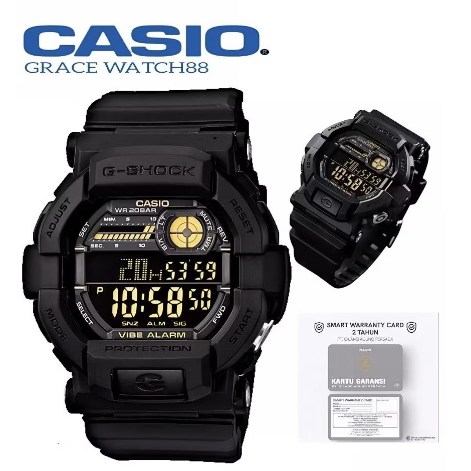 Jam tangan Casio G-Shock Gd-350-1bdr / GShock gd-350-1b / Gshock original gd-350