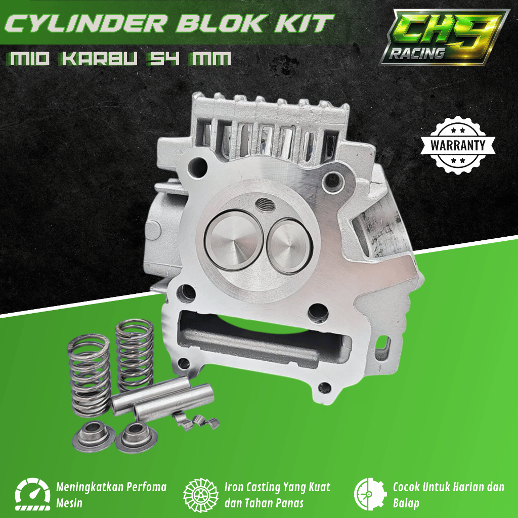 BLOCK BLOK HEAD JUPITER Z VEGA CRYPTON 23 27 24 28 26 30 MM CH9 RACING - CYLINDER HEAD JUPITER Z