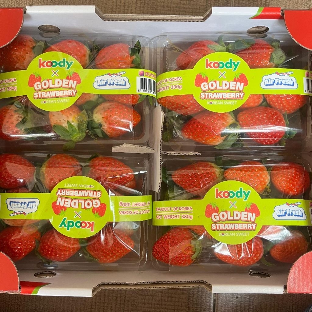 Buah Fresh Strawberry Korea