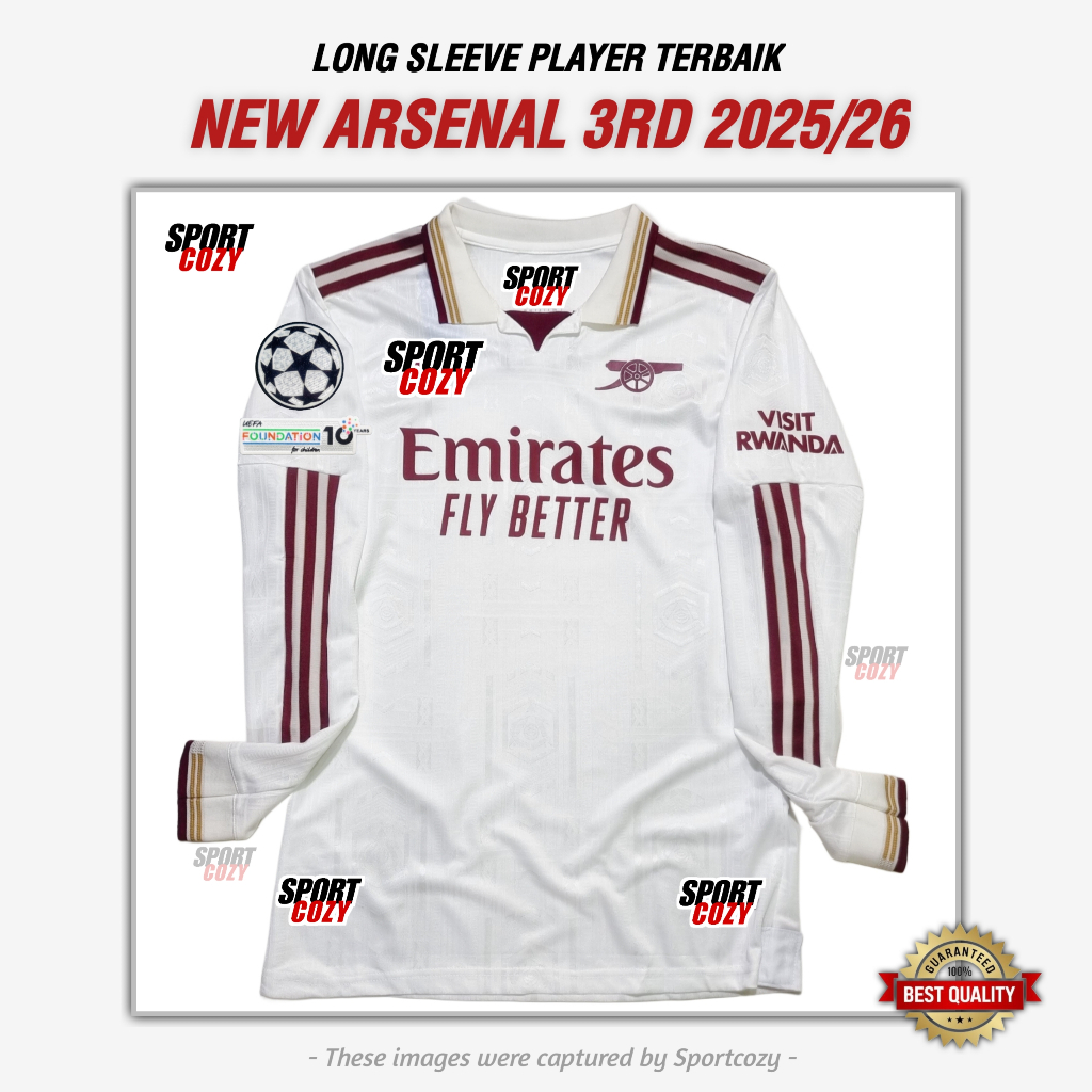 (PLAYER ISSUE LONG SLLEVE) JERSEY ARL 3RD NEW SEASON 2025/2026 JERSEY PLAYER ISSUE TERBAIK