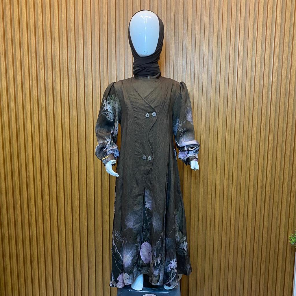 Kiara Dress/ Gamis Anak Premium /Gamis Anak Set Hijab