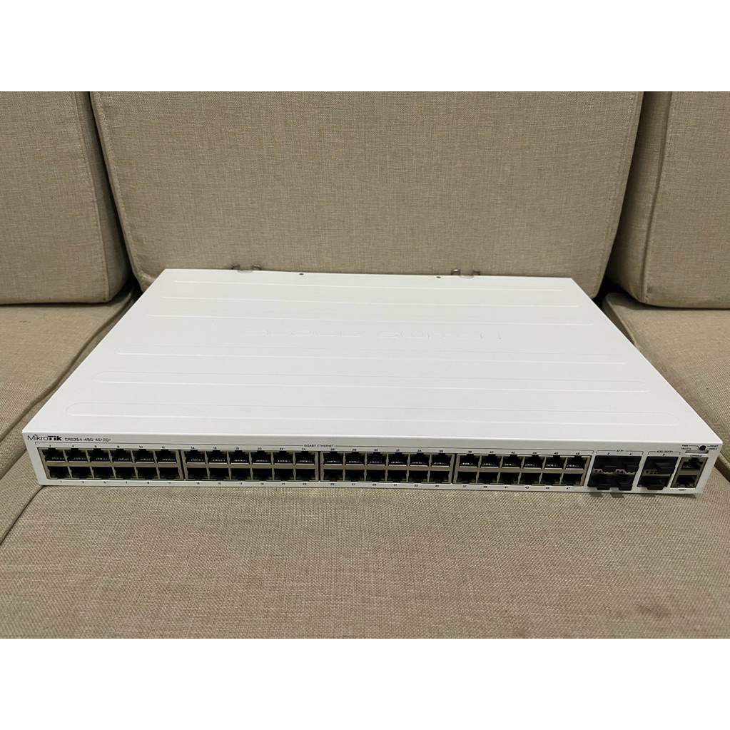 mikrotik crs354-48G-4S+2Q-RM mikrotik bekas mikrotik seken mikrotik second mikrotik routerboard beka