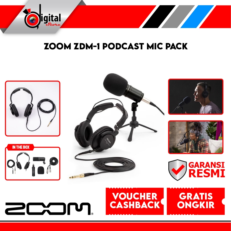 Zoom ZDM-1 Podcast Mic Pack