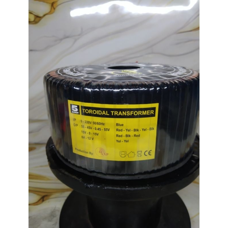 Trafo donat 5 Amper volt 55/45