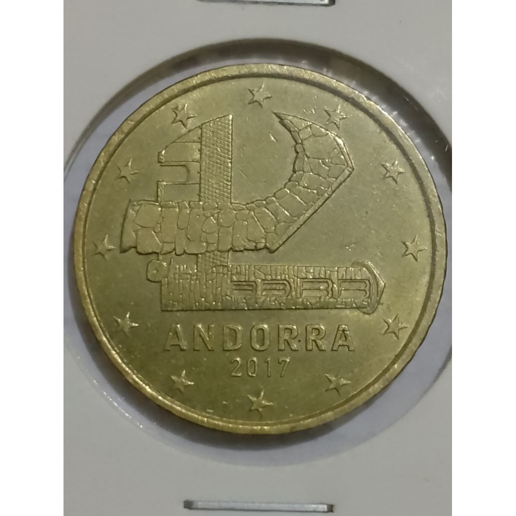 Koin Andorra 50 cent euro vf