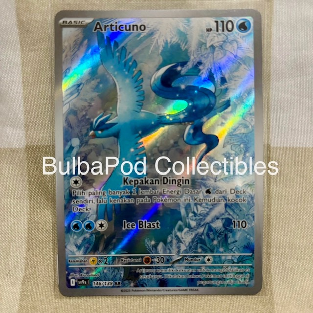 Pokemon TCG Indonesian Articuno sv9s 146/139 AR Ikatan Takdir