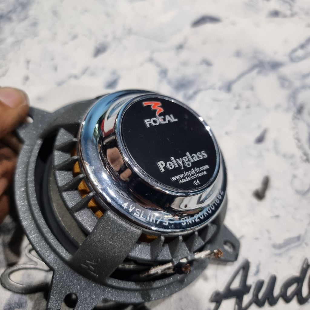 midrange FOCAL polyglass 4Vslim /3 only 1 pcs ukuran 4 inch