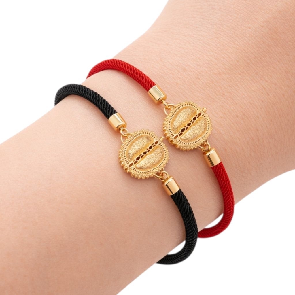 Gelang Tali Emas Elegant Belah Durian - Toko Emas Gadjah