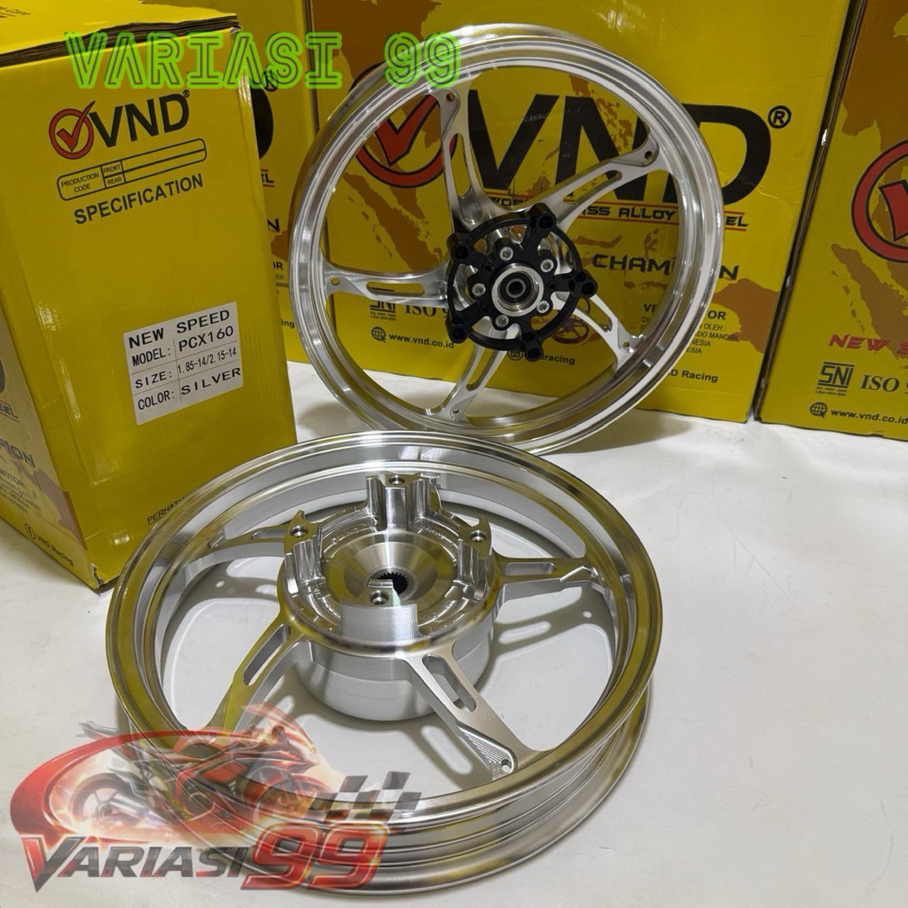 Velg vnd New speed pcx 160 Abs & pcx160 Cbs pelak bintang laut vnd pcx 160 185x14 & 215x14 pcx 160 a