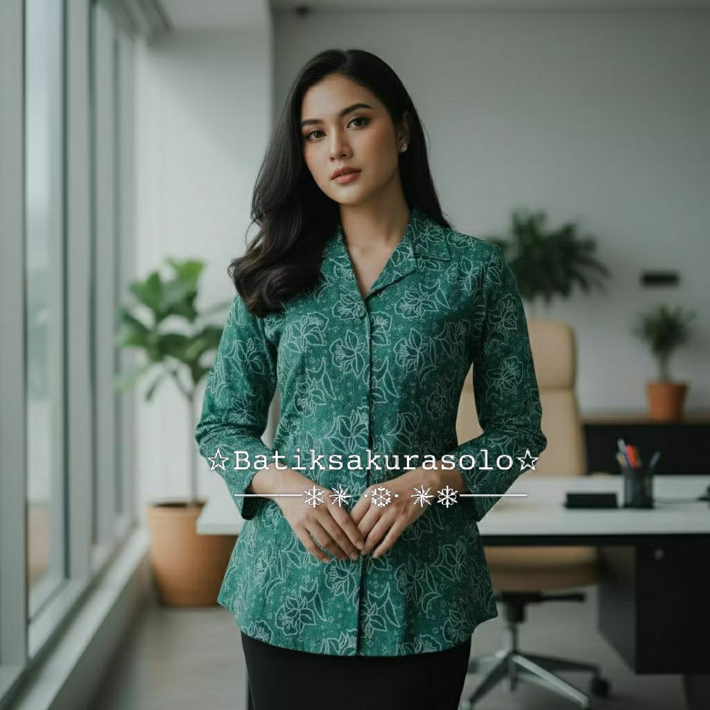 Baju Pkk Nasional Wanita Premium full lapis furing