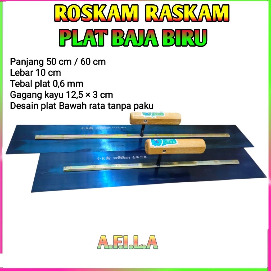 ROSKAM RASKAM TROWEL BAJA BIRU 50 CM / 60 CM