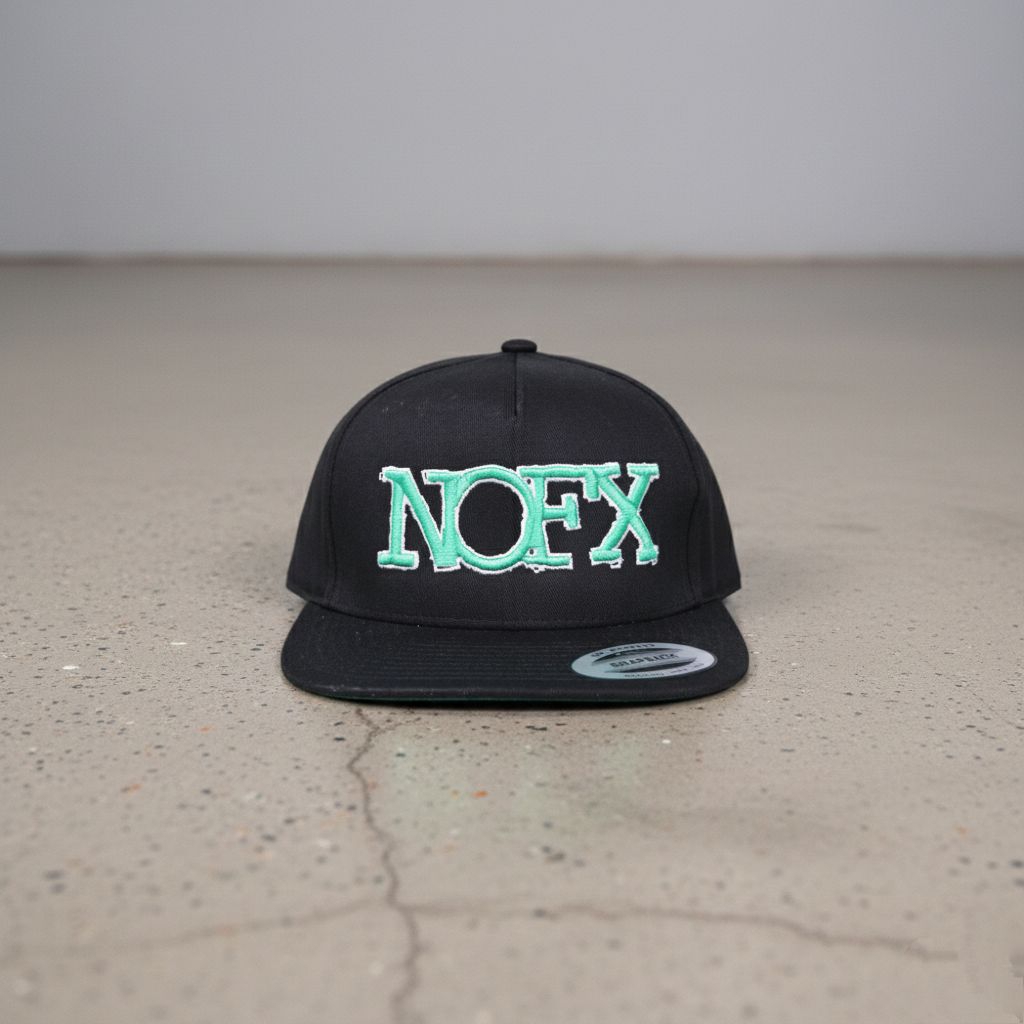 KAOS BAND OFFICIAL NOFX - LOGO GREEN SNAPBACK